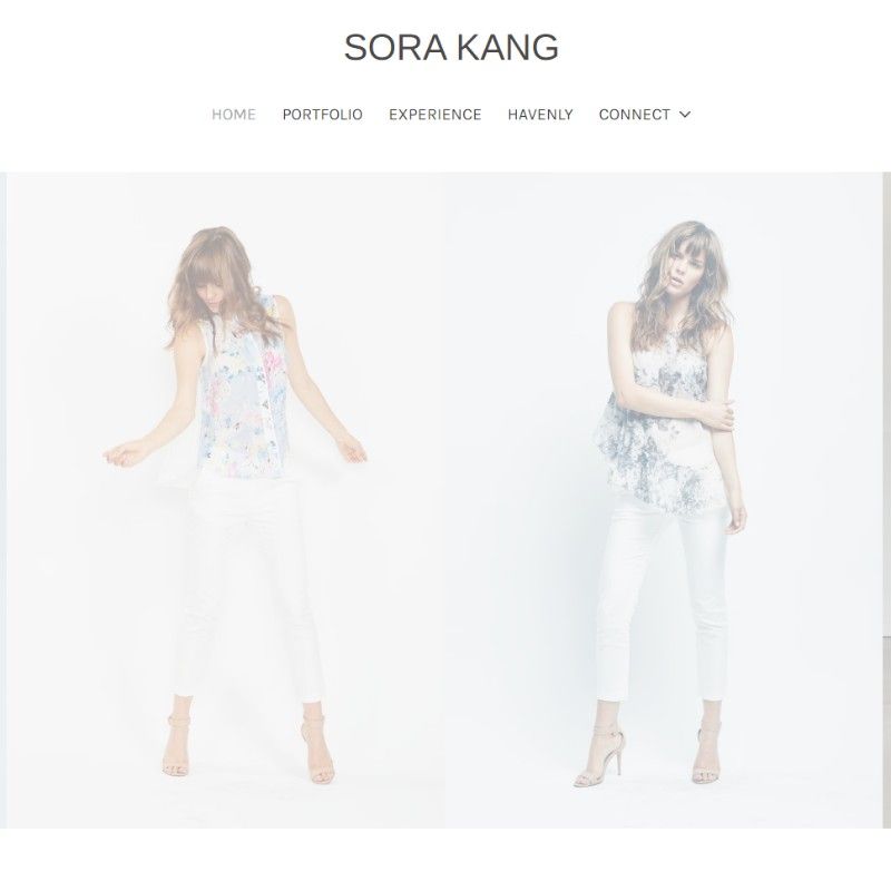 minimalistyczny projekt strony internetowej z modą i odzieżą
