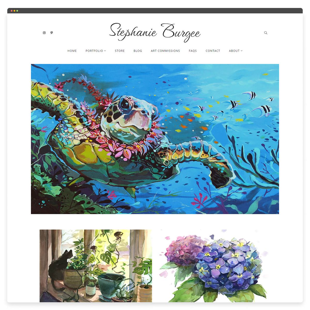 Portafolio de artistas de Stephanie Burgee