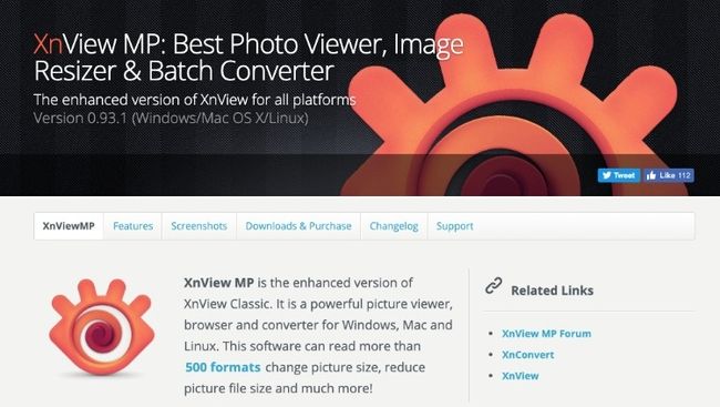 XnViewMP foto-organizer