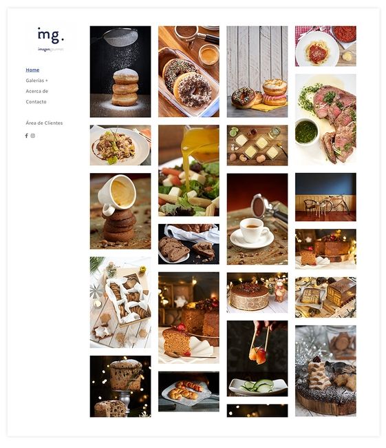 Site do Portfólio de Fotógrafos de Alimentos Gourmet da Imagen