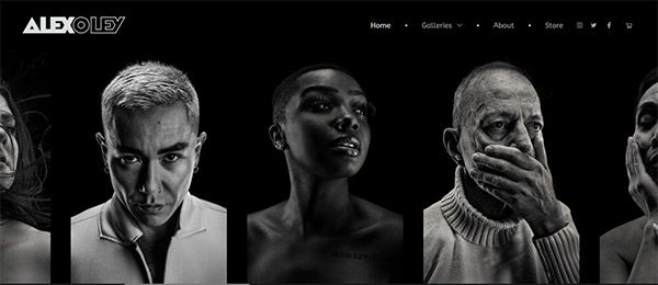 Best Black And White Portfolio Website Examples - Pixpa