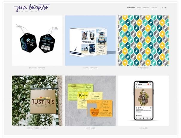 Jena Locastro - Branding & Design Works Portfolio