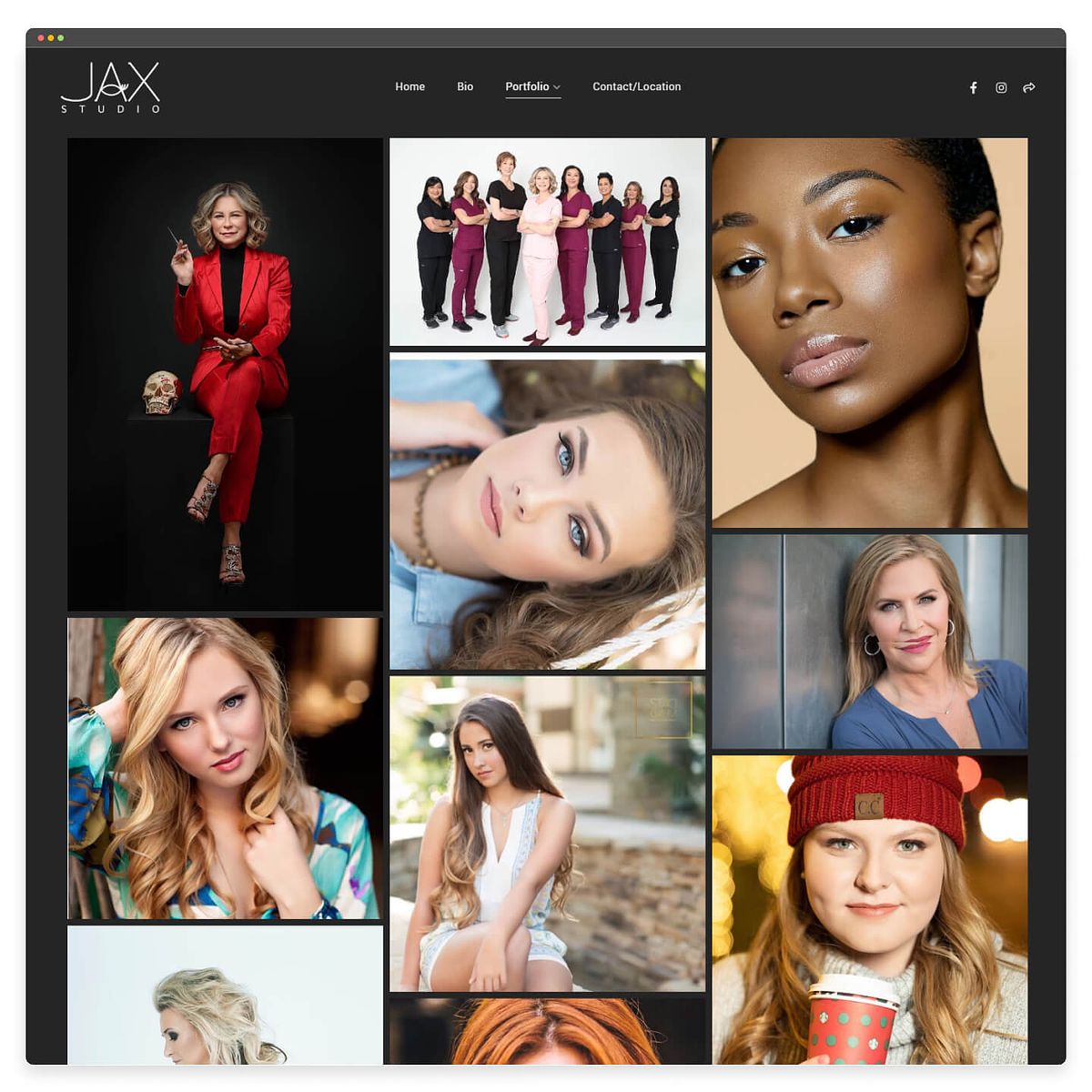 JAX Studio Modeling Portfolio