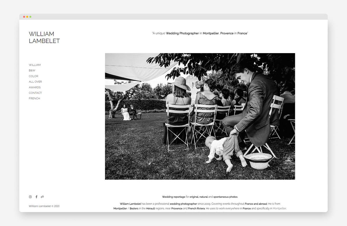 William Lambelet — portfolio fotografa czarno-białego